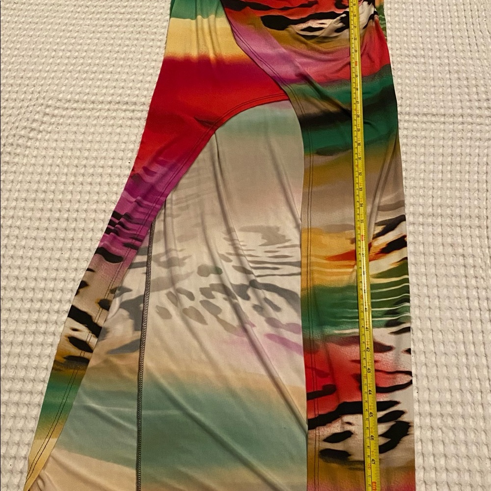 Omg 🤩 head turning brand new w/tags Rise up halter maxi dress from F.N 4 woman - Picture 7 of 13